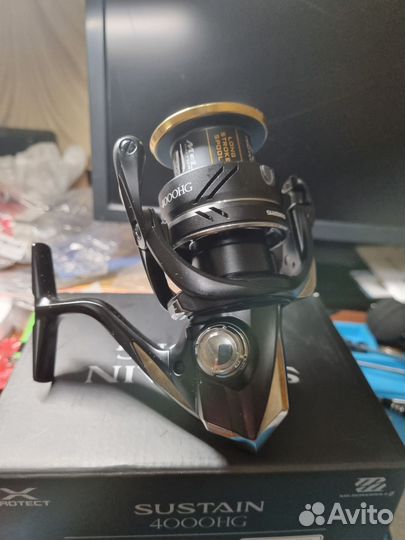 Катушка shimano sustain 4000 HG