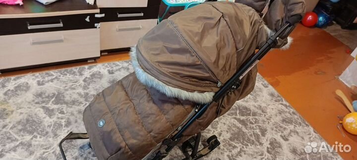 Санки коляска ника 7 5sk