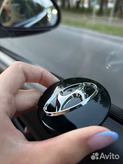 Колпачки(комплект) на литые диски hyundai 60 мм