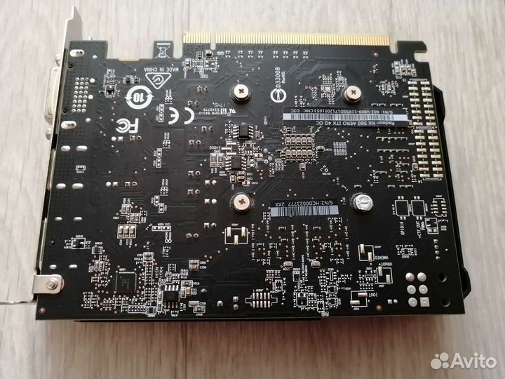Видеокарта radeon rx 560 aero itx 4g oc
