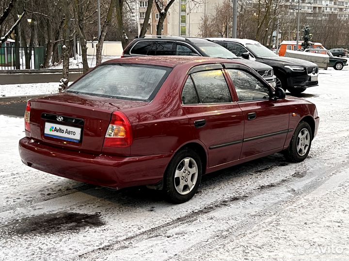 Hyundai Accent 1.5 МТ, 2005, 294 500 км