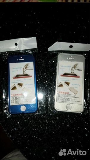 Чехол + стекло на айфон 5 s