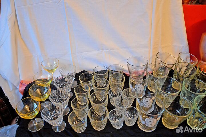 Стопки, фужеры, стаканы СССР