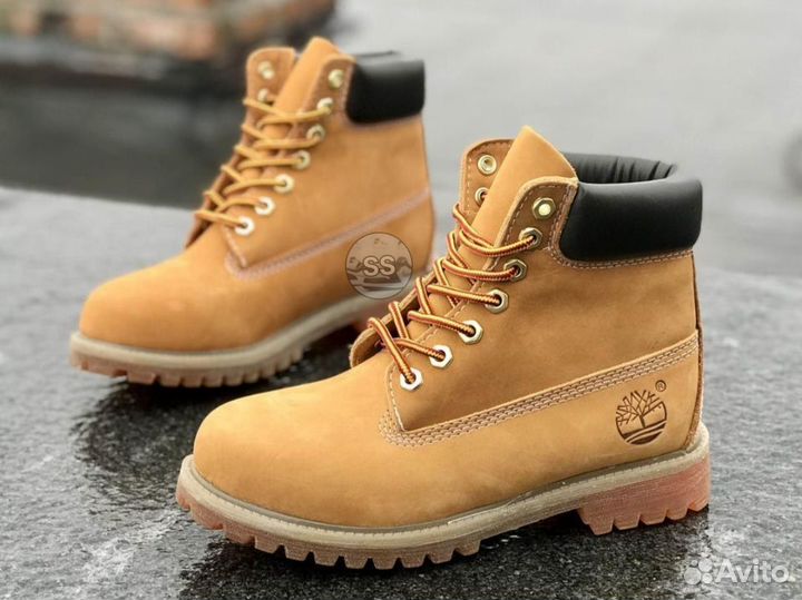 Ботинки Timberland рыжие