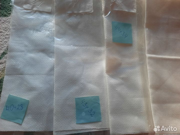 Канва новая для вышивания разных размеров