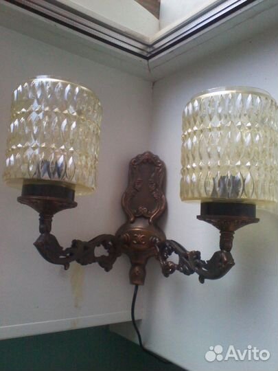 Лампа ночник(2),бра(2),настен.светильник