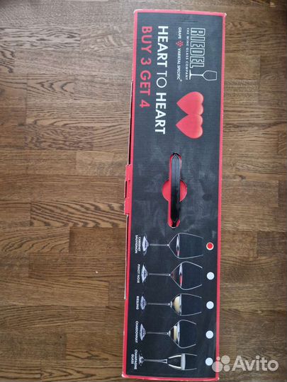 Набор бокалов Riedel Heart To Heart 4 шт