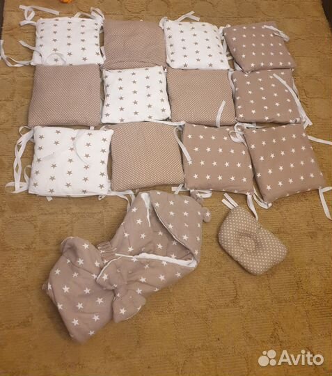 Бортики в кроватку и конверт