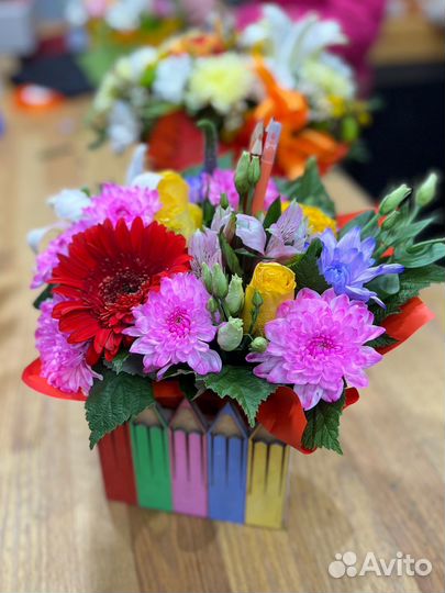 Цветы для учителя:1 Сентября