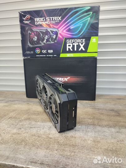 Видеокарта GeForce RTX 3070 asus ROG-strix-RTX3070