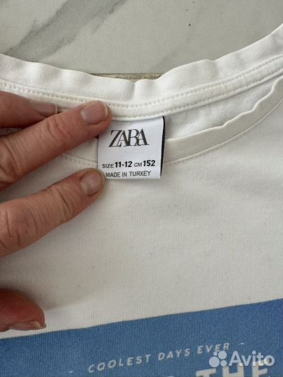 Футболка zara 152 на девочку