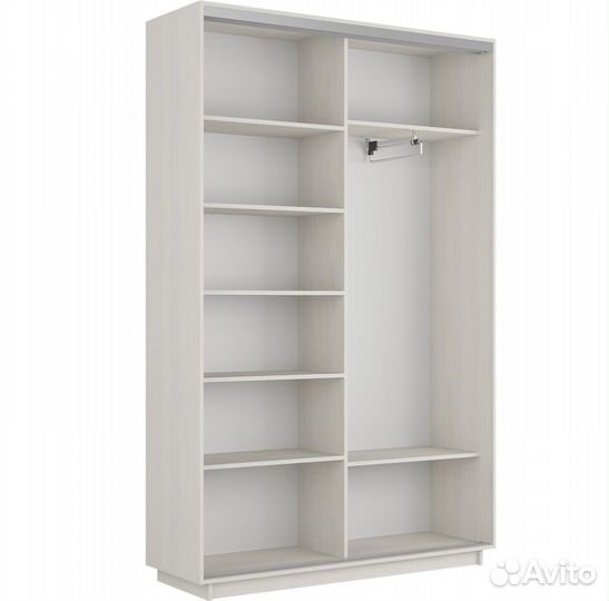 Шкаф-купе Версаль 140-240-45, анкор св., зерк+лдсп