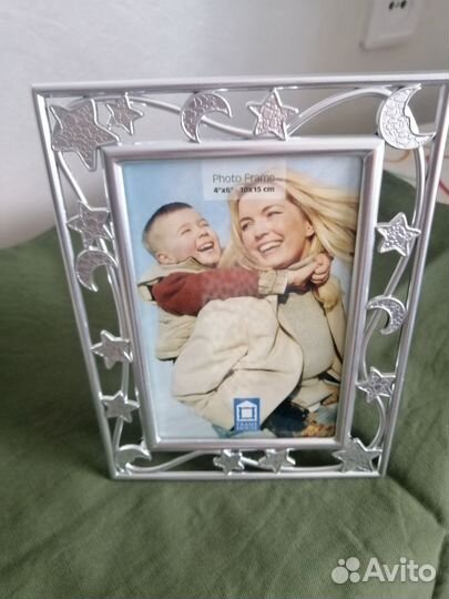 Фоторамка металлическая 10х15 см