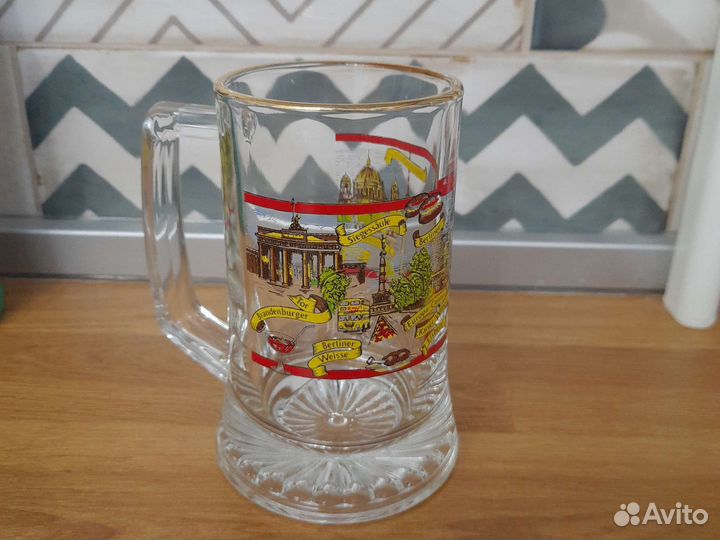 Кружка пивная мини, объем 200 мл