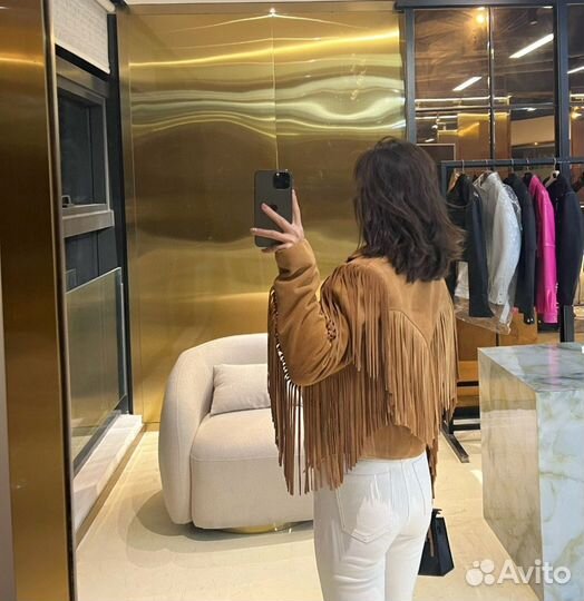 Куртка замша YSL