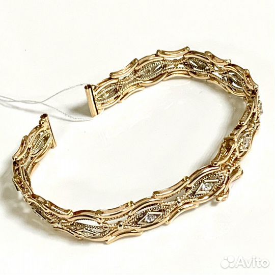 Золотой браслет для часов