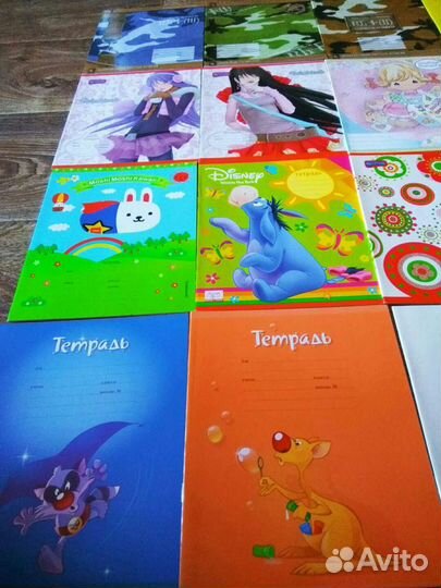 Тетради тонкие