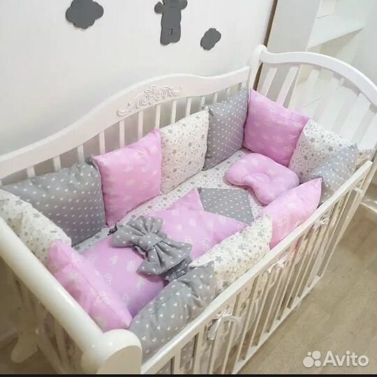 Конверт(одеяло на выписку) + бортики в кровать