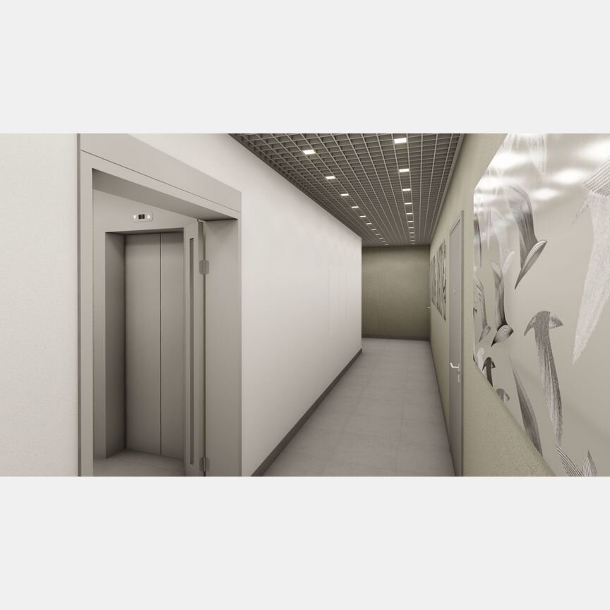 2-к. квартира, 62,9 м², 1/9 эт.