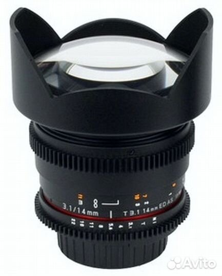 Объектив Samyang MF 10mm T3.1 vdslr Canon