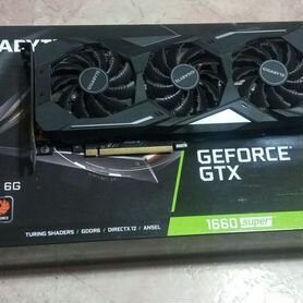 Видеокарта GTX 1660 super 6gb gigabyte x3