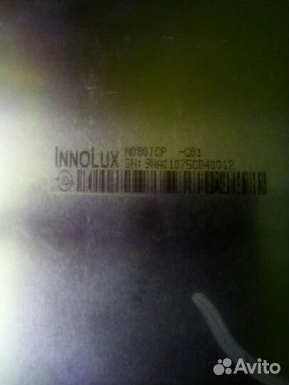 Дисплей Innolux n080icp-c01 v 1.0