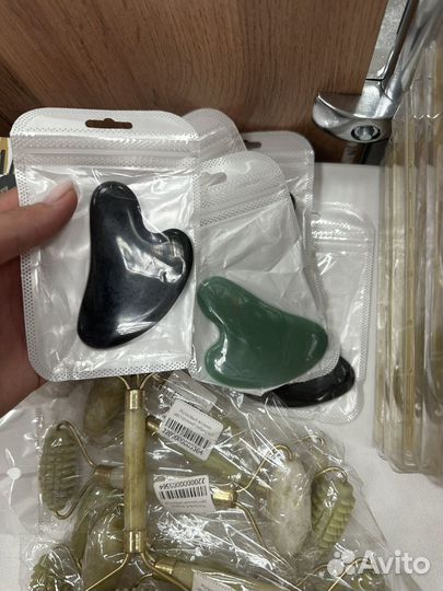 Набор роллер нефритовый