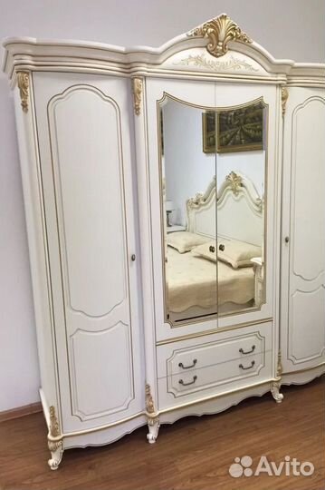 Гарнитур для спальни Мона Лиза крем