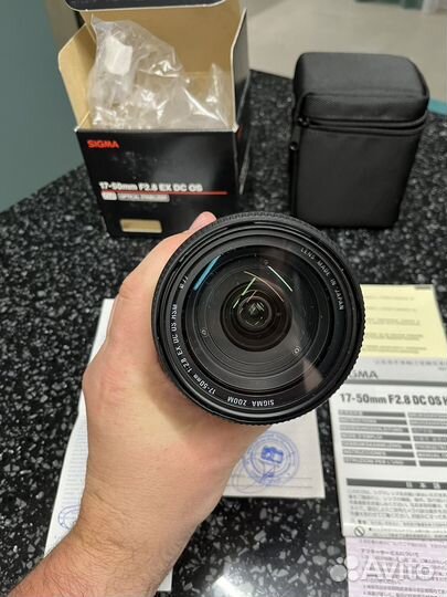 Объктив Sigma 17-50mm f2.8 EX DC OS for Nikon F