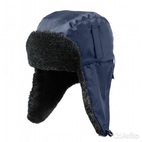 Шапка-ушанка теплая с флисом рабочая