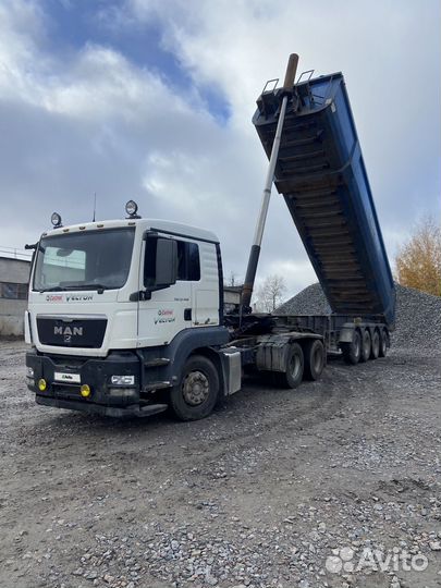 MAN TGS 33.440 6x4 BBS-WW с полуприцепом, 2012