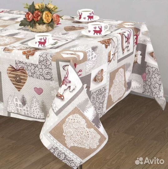 Скатерть новогодняя