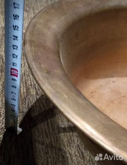 Латунный таз для варки варенья