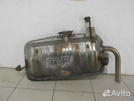 Задняя банка глушителя