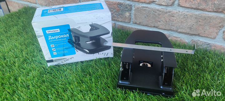 Дырокол OfficeSpace, с линейкой, P8714