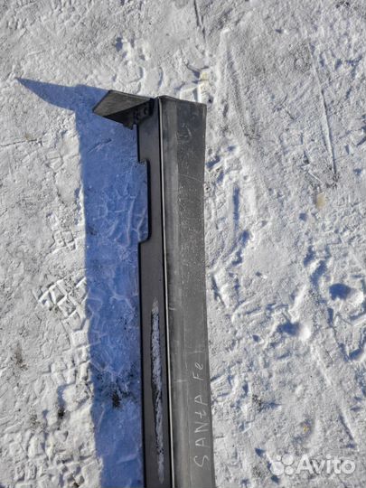 Накладка на порог правая hyundai Santa fe с 2018 г