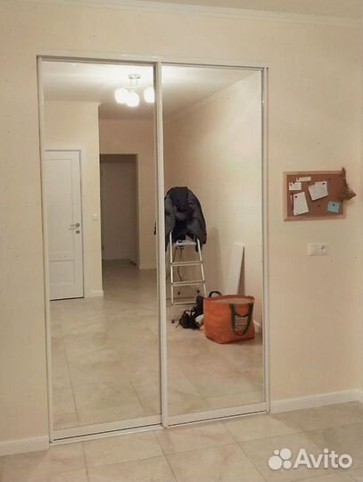 Двери купе в ниши, шкафы