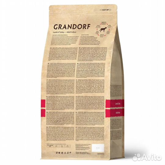 Корм д/кошек Grandoorf indoor ягненок с инд. 2кг