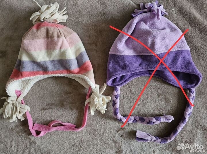 Шапки флисовые 50/52