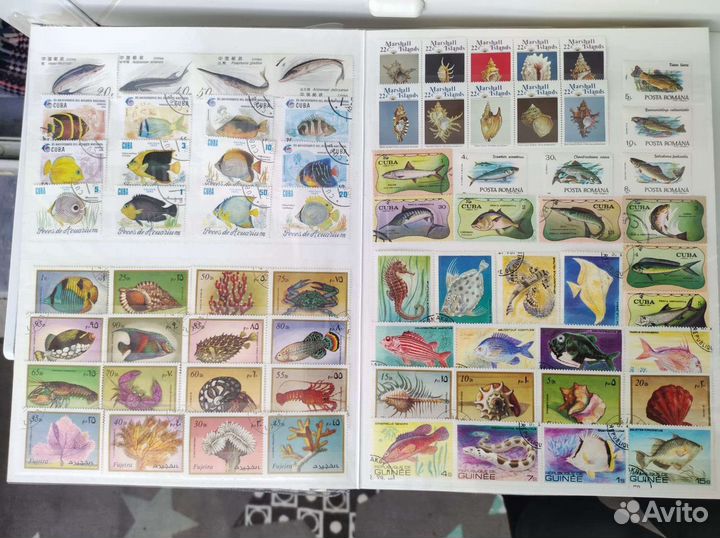 Марки, тематика фауна