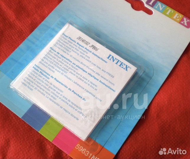 Ремкомплект intex для надувных изделий из пвх