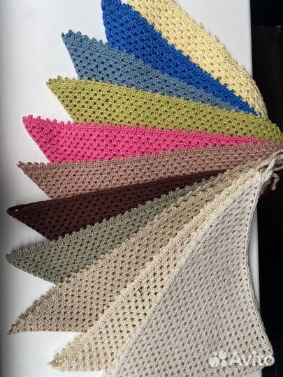 Вязаная косынка