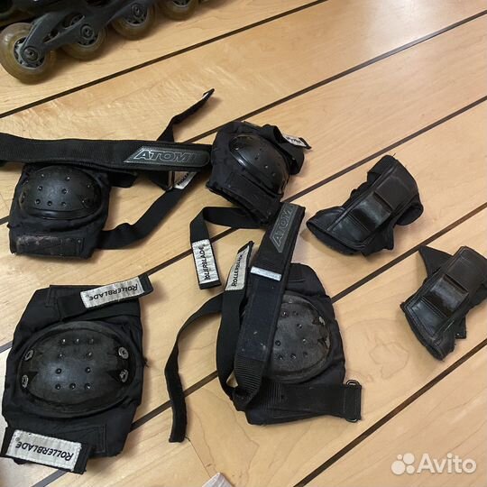 Ролики раздвижные с комплектом защиты