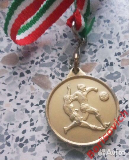 Медаль Футбол Италия - Россия Турнир 21-26.03.2006