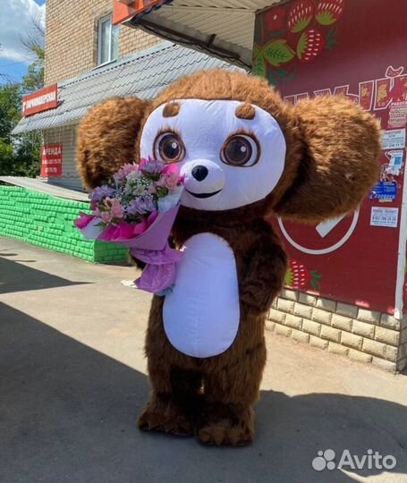 Ростовая кукла чебурашка.Поздравление