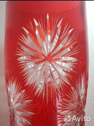 Большая хрустальная ваза гхз, 