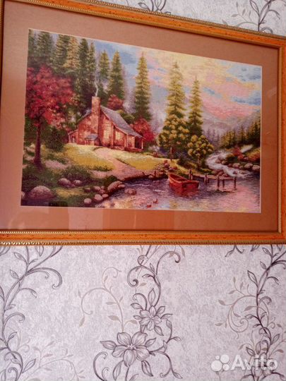 Картины вышитые