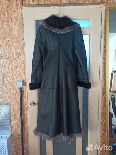 Дубленка натуральная женская 44 46 разм