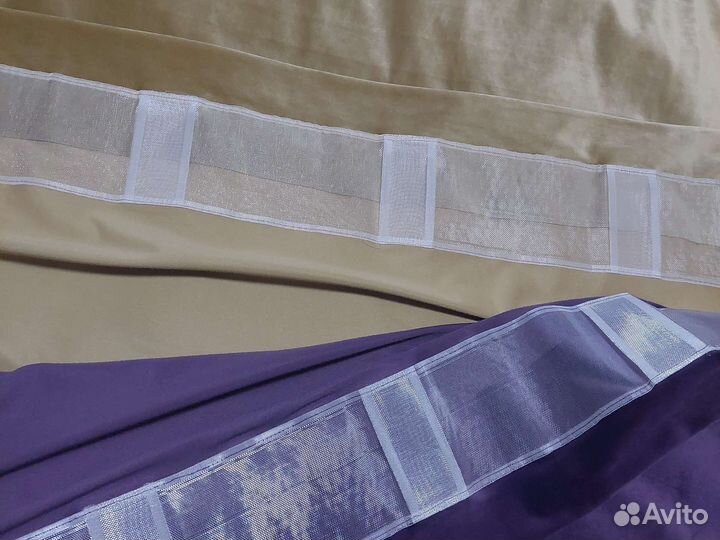 Шторы бархатные бу