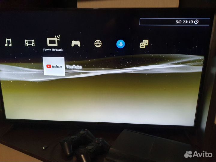 Обмен Sony Ps3 slim 2 геймпада